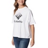 image:imageColumbia Womens North Cascades Relaxed TeeWhiteCsc Stacked Gradient Graphic