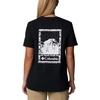 image:imageColumbia Womens Standard Boundless Beauty Short Sleeve TeeBlackBordered Beauty Graphic