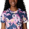 image:imageColumbia Womens Standard Fork Stream Short Sleeve TeeWild GeraniumWisterian