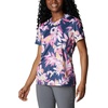 image:imageColumbia Womens Standard Fork Stream Short Sleeve TeeWild GeraniumWisterian