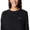 image:imageColumbia Womens Standard North Cascades Long Sleeve Cropped TeeBlackBoundless Graphic