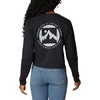 image:imageColumbia Womens Standard North Cascades Long Sleeve Cropped TeeBlackBoundless Graphic