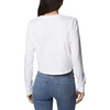 image:imageColumbia Womens Standard North Cascades Long Sleeve Cropped TeeWhiteCsc Stacked Mini Graphic