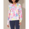image:imageColumbia Womens Standard Summerdry Long Sleeve Printed TeeWhiteFloriated