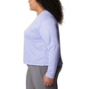 image:imageColumbia Womens Summerdry Graphic Long Sleeve TeeFrosted PurpleCsc Split Leaves Graphic