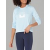 image:imageColumbia Womens Summerdry Graphic Long Sleeve TeeSpring BlueCsc Split Leaves Graphic