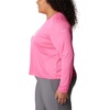 image:imageColumbia Womens Summerdry Graphic Long Sleeve TeeWild GeraniumCsc Split Leaves Graphic