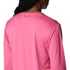 image:imageColumbia Womens Summerdry Graphic Long Sleeve TeeWild GeraniumCsc Split Leaves Graphic