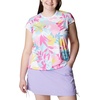 image:imageColumbia Womens Summerdry Short Sleeve Printed TeeWhiteFloriated