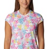 image:imageColumbia Womens Summerdry Short Sleeve Printed TeeWhiteFloriated