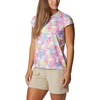 image:imageColumbia Womens Summerdry Short Sleeve Printed TeeWhiteFloriated