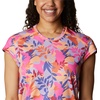 image:imageColumbia Womens Summerdry Short Sleeve Printed TeeWild GeraniumFloriated