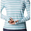 image:imageColumbia Womens W Sun Deflector Summerdry Ls ShirtSea Wave Brush Stripe