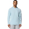 image:imageColumbia Mens PFG Terminal Tackle HoodieMarine LightNocturnal Logo