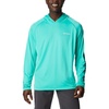 image:imageColumbia Mens PFG Uncharted HoodieElectric TurquoiseDeep Marine