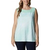 image:imageColumbia Womens Columbia Womens Chill River Tank Top Moisture Wicking Sun ProtectionMint CaySunburst Print