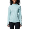 image:imageColumbia Womens Endless Trail Half Zip Mesh Long SleeveAqua Haze