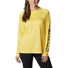 image:imageColumbia Womens Fork Stream Long Sleeve ShirtSun GlowNocturnal Logo