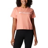 image:imageColumbia Womens North Cascades Cropped TeeTShirtOrange White Logo