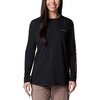 image:imageColumbia Womens North Cascades Long Sleeve TeeBlackCsc Sleeve Logo