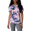 image:imageColumbia Womens Standard Fork Stream Short Sleeve TeeWild GeraniumWisterian