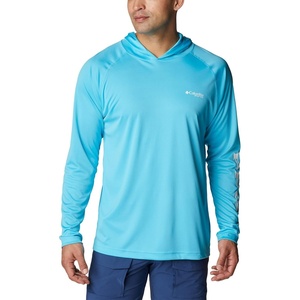 image:imageColumbia Mens PFG Terminal Tackle HoodieAtollWhite Logo