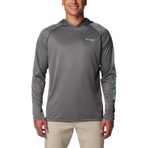 image:imageColumbia Mens PFG Terminal Tackle HoodieBlack HeatherGulf Stream Logo
