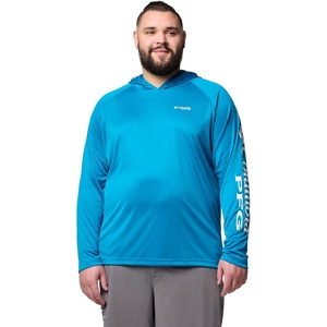 image:imageColumbia Mens PFG Terminal Tackle HoodieBlue EchoWhite Logo