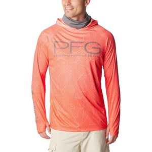 image:imageColumbia Mens PFG Terminal Tackle HoodieBright Poppy Terminal TechcamoCity Grey
