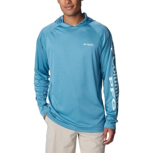 image:imageColumbia Mens PFG Terminal Tackle HoodieCanyon Blue HeatherIcy Morn Logo