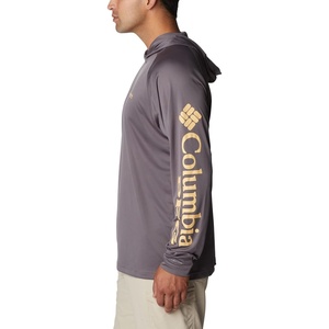 image:imageColumbia Mens PFG Terminal Tackle HoodieCity GreyCocoa Butter Logo