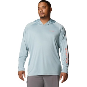 image:imageColumbia Mens PFG Terminal Tackle HoodieCrushed BlueFaded Peach Logo