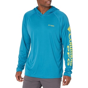 image:imageColumbia Mens PFG Terminal Tackle HoodieDeep MarineLaser Lemon Logo
