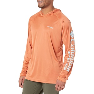 image:imageColumbia Mens PFG Terminal Tackle HoodieIsland OrangeSpring Blue Logo