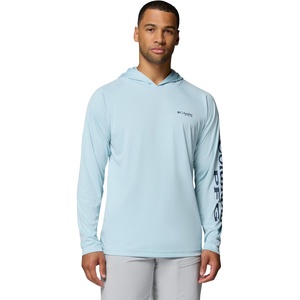 image:imageColumbia Mens PFG Terminal Tackle HoodieMarine LightNocturnal Logo