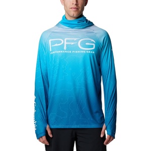 image:imageColumbia Mens PFG Terminal Tackle HoodieOcean Blue Terminal Techcamo