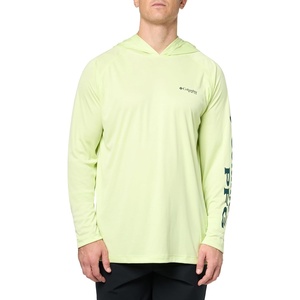 image:imageColumbia Mens PFG Terminal Tackle HoodieSpring YellowMidnight Teal Logo