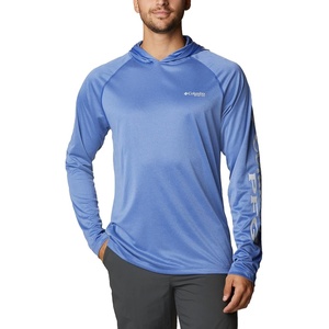 image:imageColumbia Mens PFG Terminal Tackle HoodieTanzanite HeatherCool Grey Logo