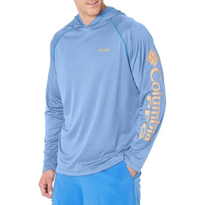 image:imageColumbia Mens PFG Terminal Tackle HoodieVivid Blue HeatherBright Nectar Logo