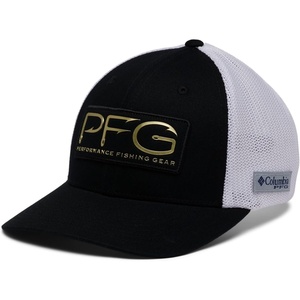 image:imageColumbia PFG Hooks Mesh Ball CapBlackGold