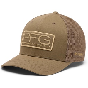 image:imageColumbia PFG Hooks Mesh Ball CapTruffleSolid Front Hooks