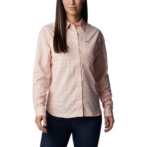 image:imageColumbia Plus Size Silver Ridge Utility Long Sleeve ShirtPeach BlossomPeak Plaid