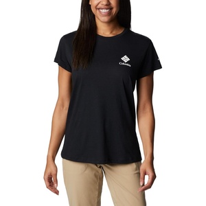 image:imageColumbia Plus Size Sun Trek Short Sleeve Graphic TeeBlackCsc Stacked Mini Graphic