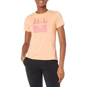 image:imageColumbia Plus Size Sun Trek Short Sleeve Graphic TeePeach HeatherArboreal Branded Graphic