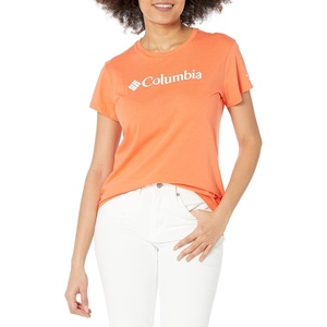image:imageColumbia Plus Size Sun Trek Short Sleeve Graphic TeeSunset OrangeCsc Branded Graphic
