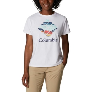 image:imageColumbia Plus Size Sun Trek Short Sleeve Graphic TeeWhiteCsc Stacked
