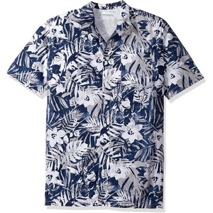 image:imageColumbia Sportswear Mens Trollers Best Short Sleeve ShirtCollegiate Navy Botanical Fish