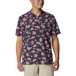 image:imageColumbia Sportswear Mens Trollers Best Short Sleeve ShirtCollegiate Navy Pfg Proud