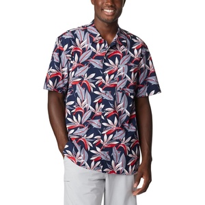 image:imageColumbia Sportswear Mens Trollers Best Short Sleeve ShirtCollegiate Navy Tuna Paradise Print