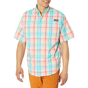 image:imageColumbia Sportswear Mens Trollers Best Short Sleeve ShirtCorange Blur Check